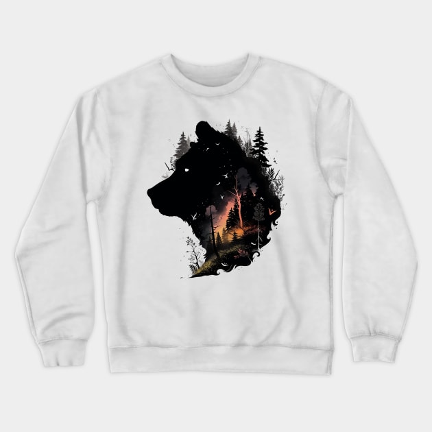 bear Crewneck Sweatshirt by skatermoment